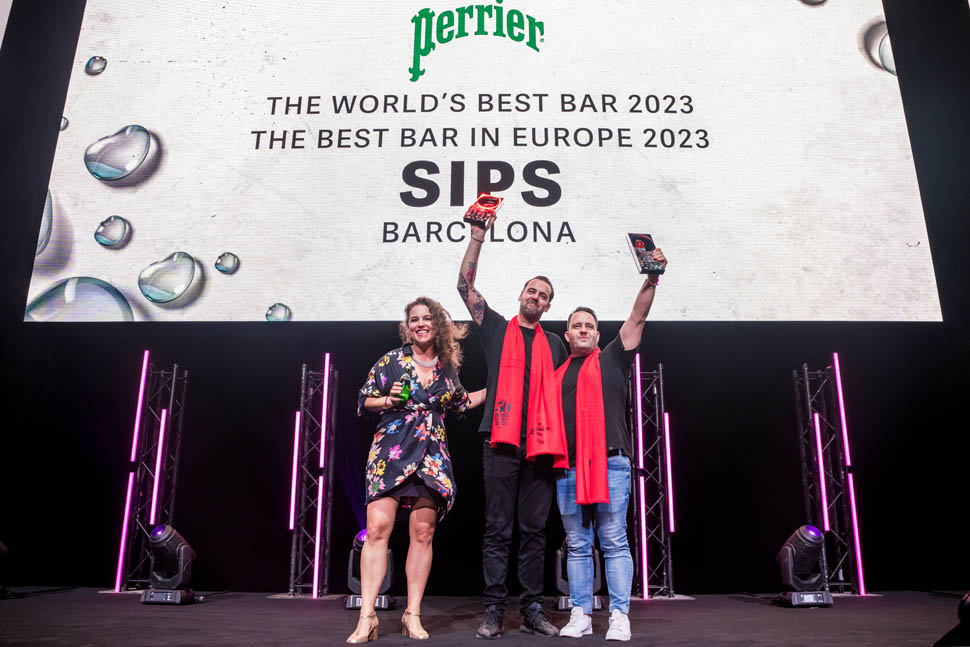 Barcelonas Sips is crowned No1 in The Worlds 50 Best Bars 2023 sponsored by Perrier at a live awards ceremony in Singapore 5MB