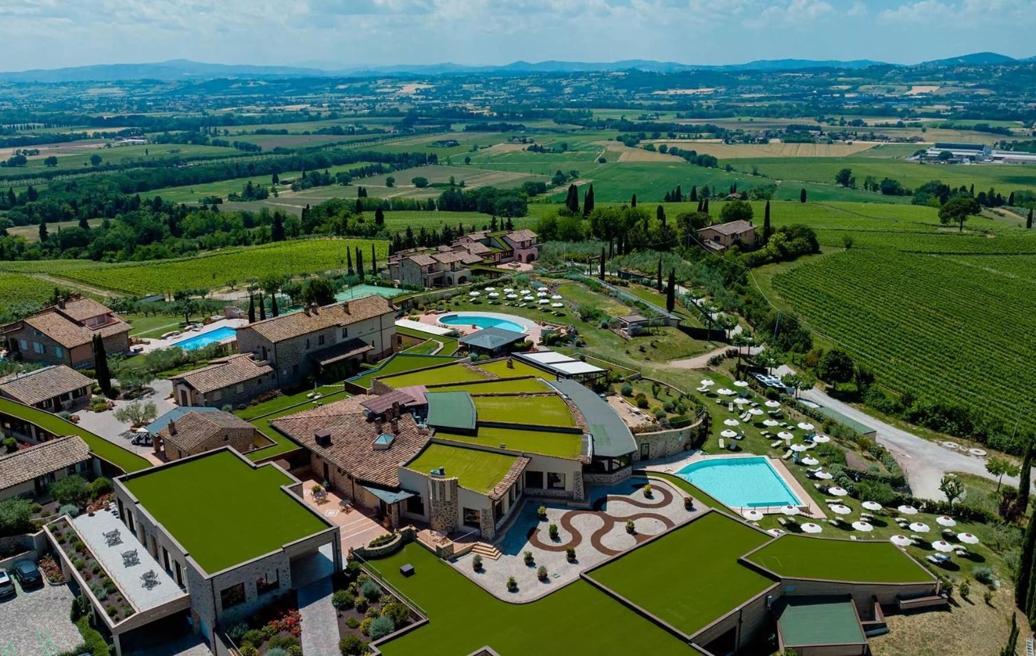 Borgobrufa, located in Umbria, is the largest spa resort in central ...