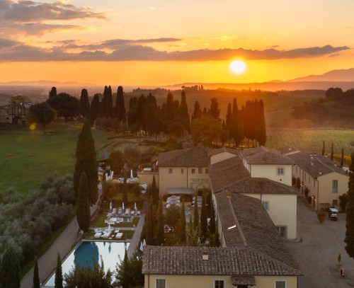 Tramonto a Villa Petriolo1