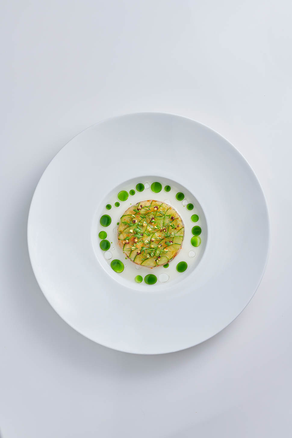 4 Prawn with Japanese mustard patisson and dill