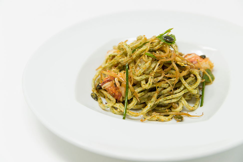 5 Insalata di spaghetti–astice e verdure