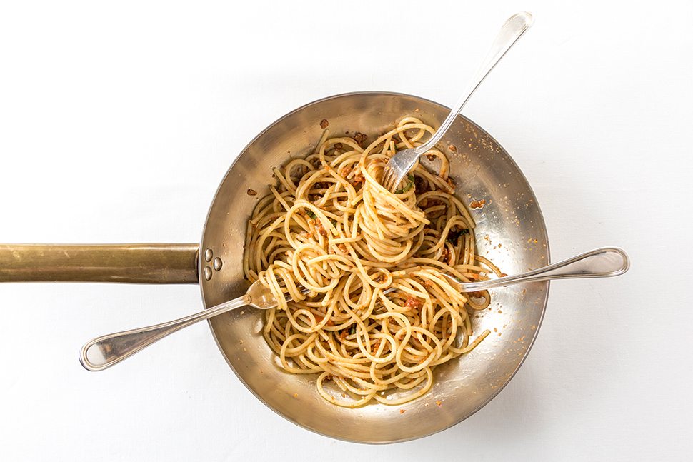 Spaghetti con i ricci