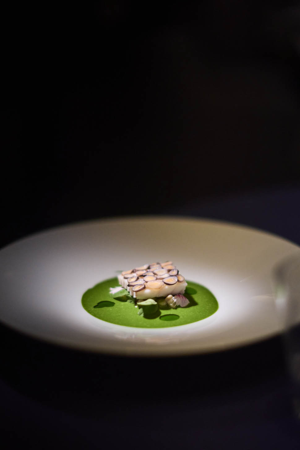 ABALONE RICE Skate Fish Barnacles Parsley