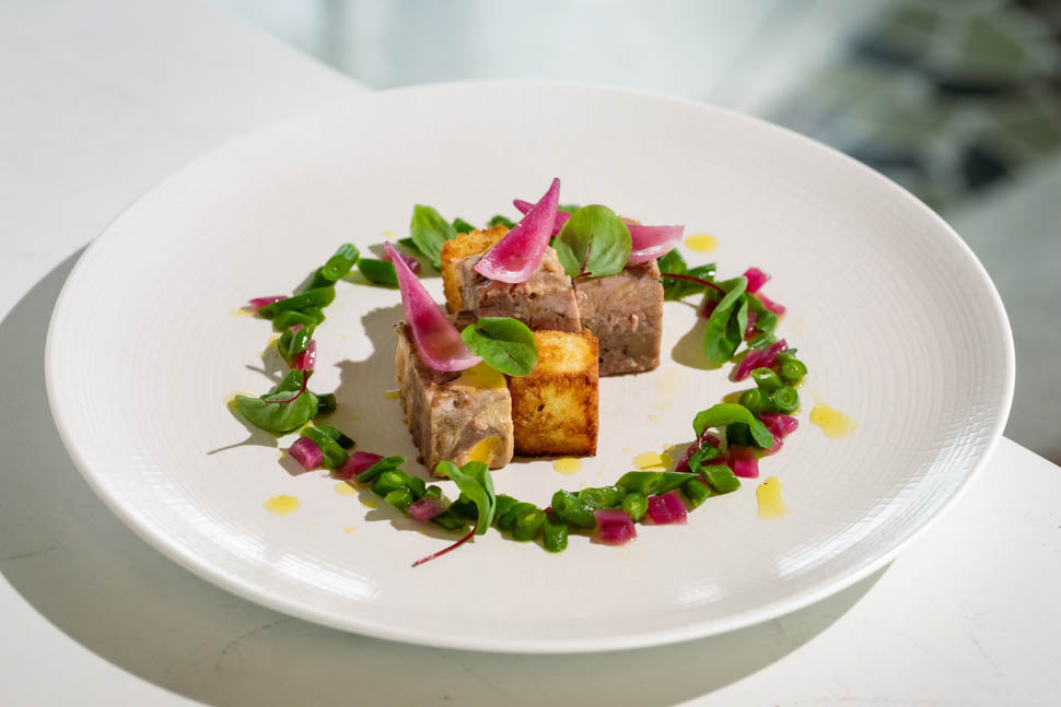 ALE 2Settimo Marbre di vitello foie gras tartufo fagiolini e cipolla all agro 797