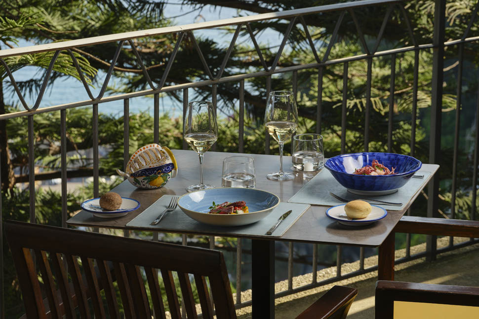 Anantara Convento di Amalfi Grand Hotel La Locanda della Canonica Table view 2
