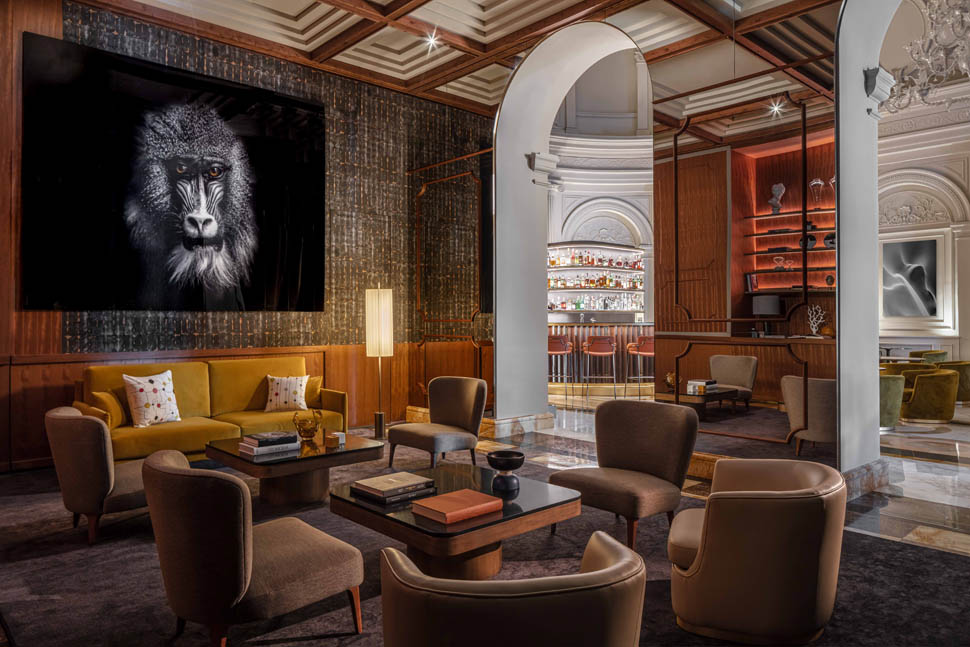 Anantara Palazzo Naiadi Rome Lobby Monkey Room To Bar