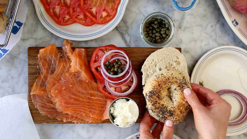 Bagel e Lox Russ Daughters Cafe