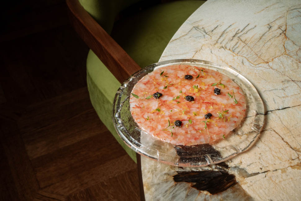 CARPACCIO GAMBERI ROSSI