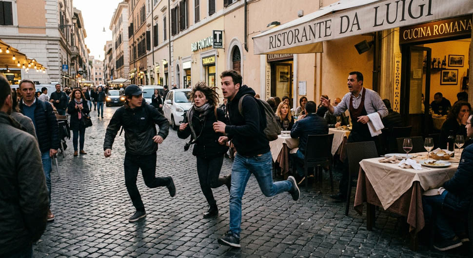 CLIENTI CHE SCAPPANO SENZA PAGARE 1