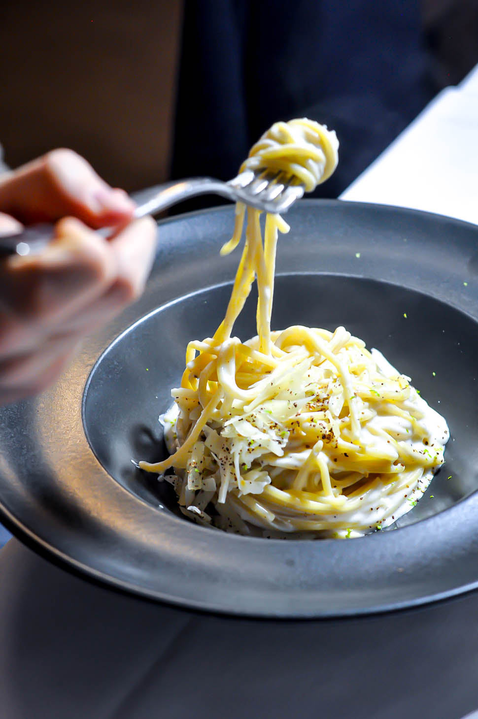 Cacio pepe e Lime Piatto storico