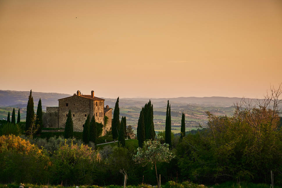 Castello di Vicarello Tramonto