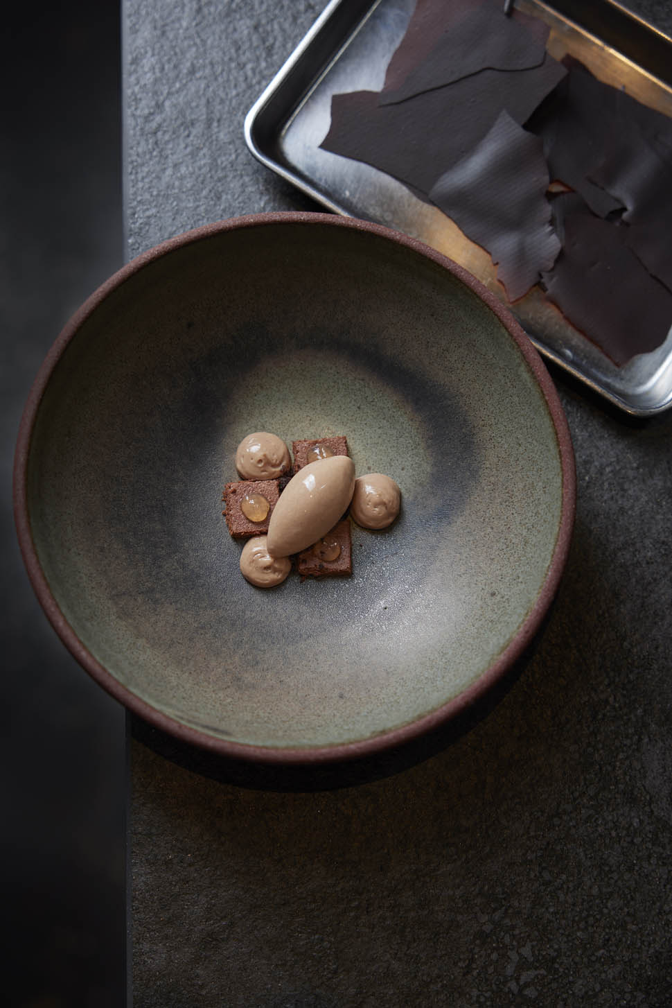 Chocolate miso and smoked flavors