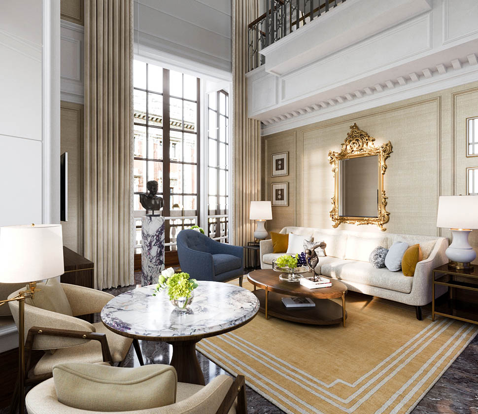 Corinthia Rome Suite CGI
