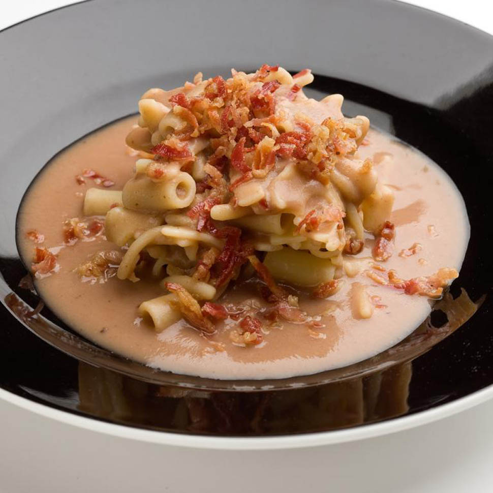 Crema di fagioli e pasta mista gualtiero marchesi