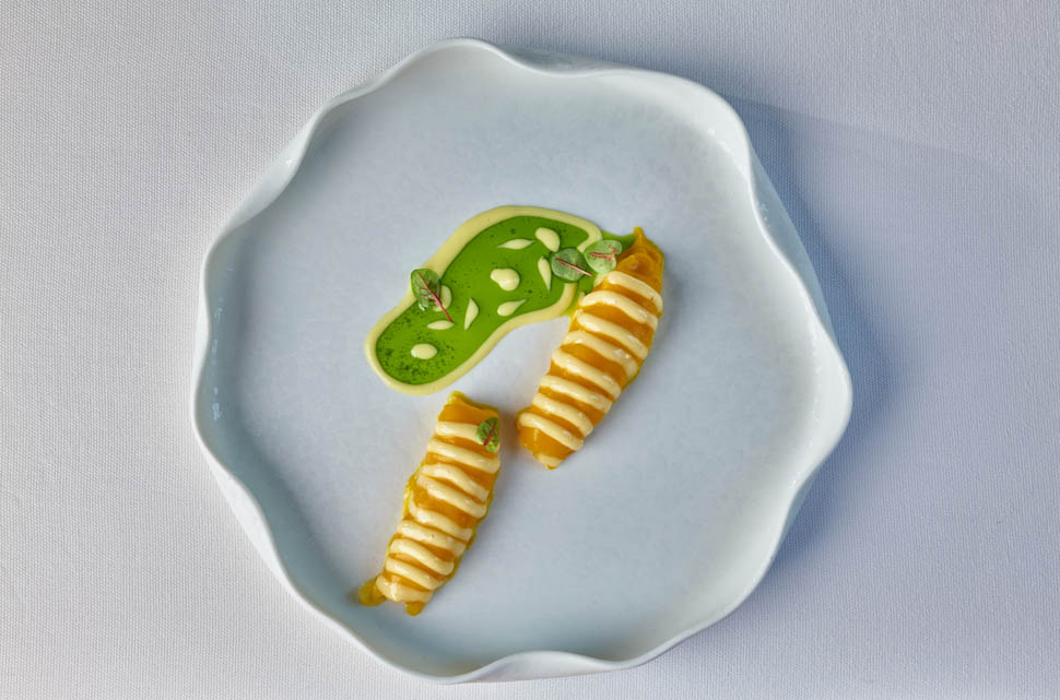 DE GUSTIBUS Scampo Zucca e Salmoriglio