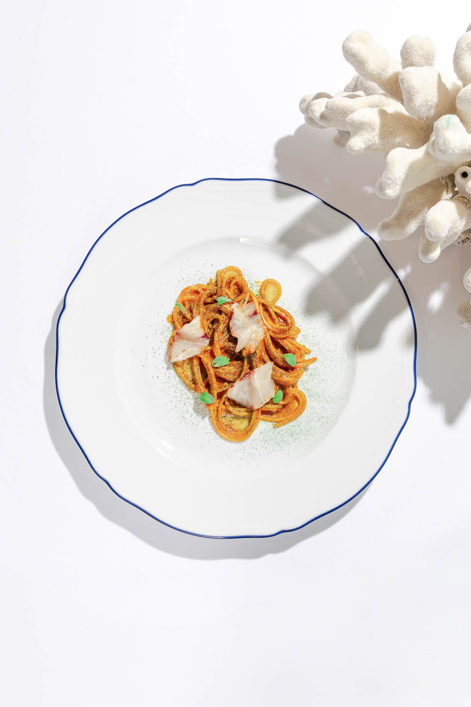 Gianfranco pascucci Spaghetti al pomodoro di mare e gallinella 1