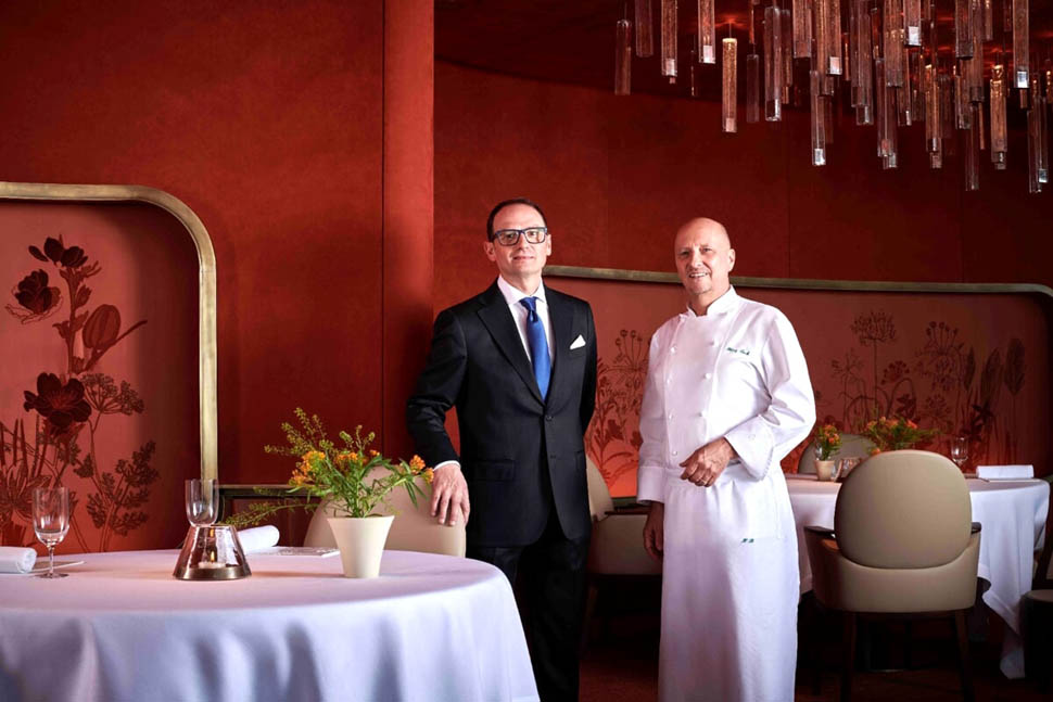 Heinz Beck e Simone Pinoli il Restaurant Manager