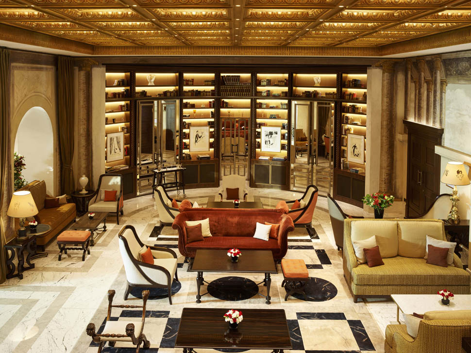 Hotel Eden La Libreria Lobby lounge Hero Dorchester Collection