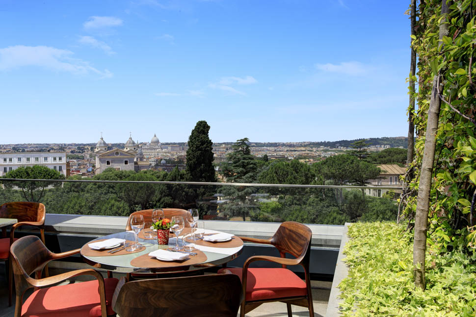 Hotel Eden Roma Il Giardino Ristorante terrace copia