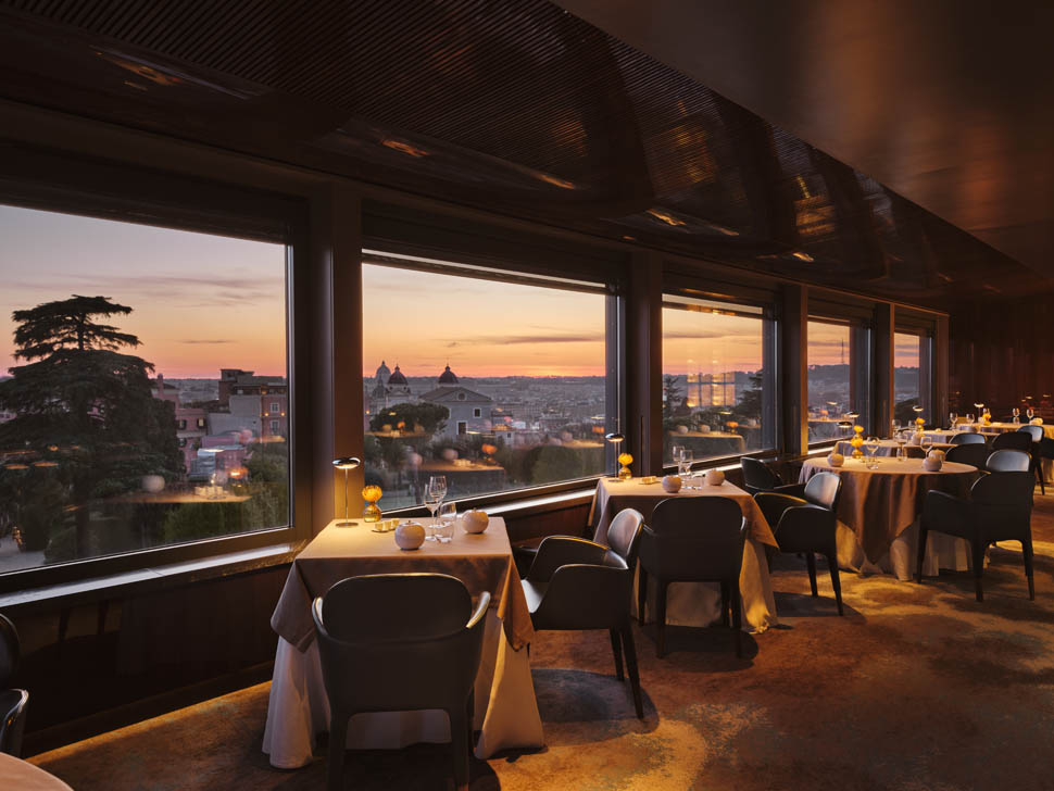 Hotel Rden Rome La Terrazza Sunset Dorchester Collection