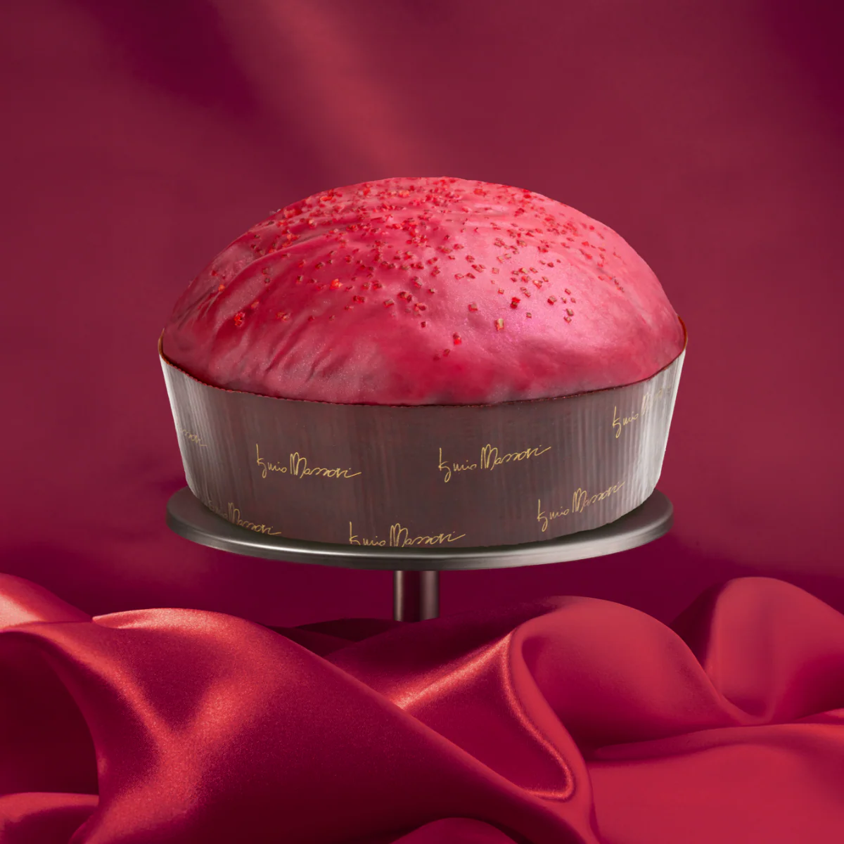 Iginio Massari Alta Pasticceria 1200X1200 Panettone Cioccolato e Lampone massari