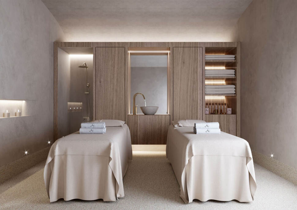 La Gemma Hotel in Florence Spa treatment room 1024x724