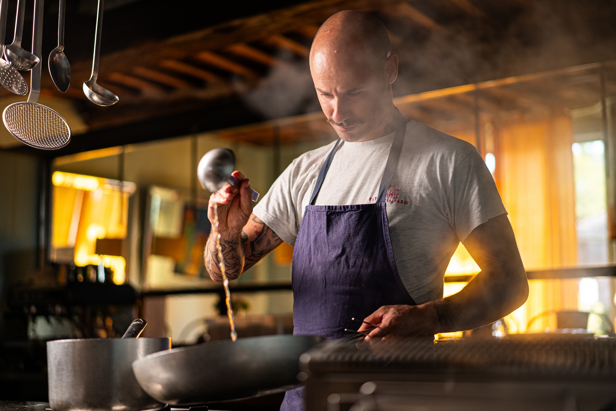 Lo chef Damiano Donati