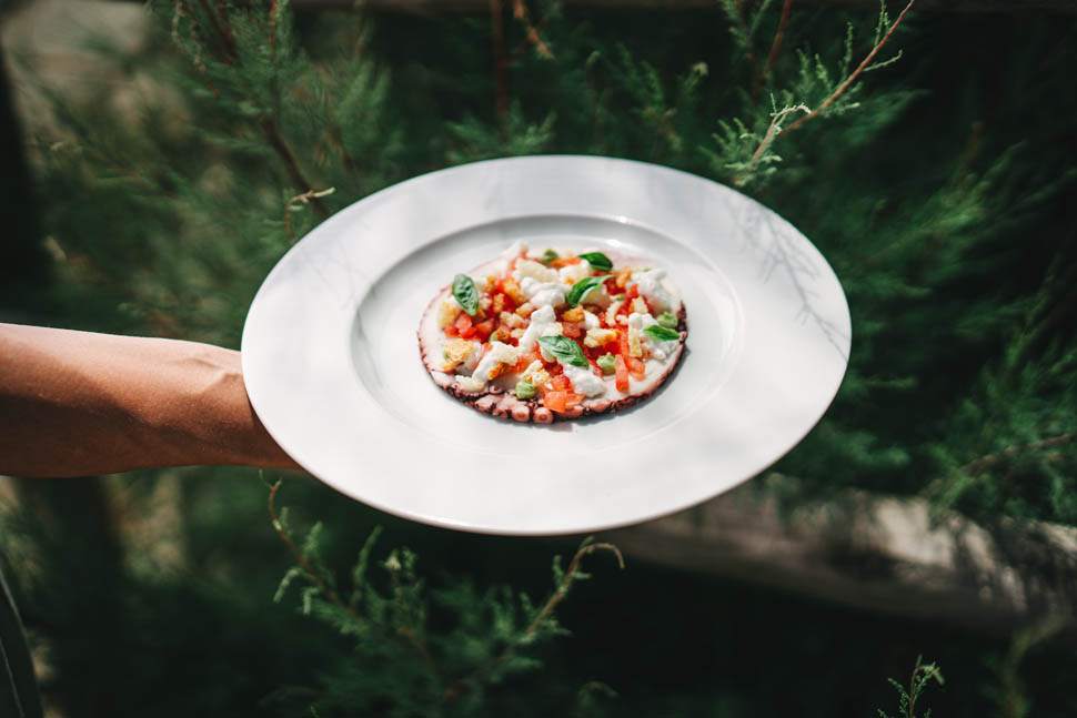 Luca Morroto Carpaccio di polpo alla mediterraneaPh Mario Suaratojpg