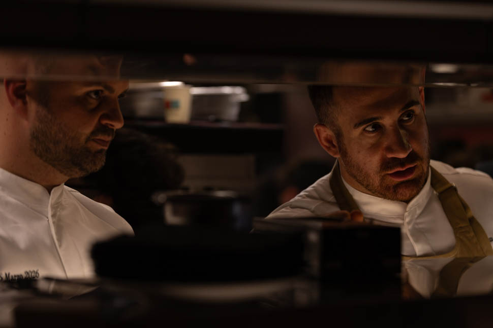 Mauro Mancano e Vincenzo Dilorenzo Cena The Rare Tour Beefbar Milano