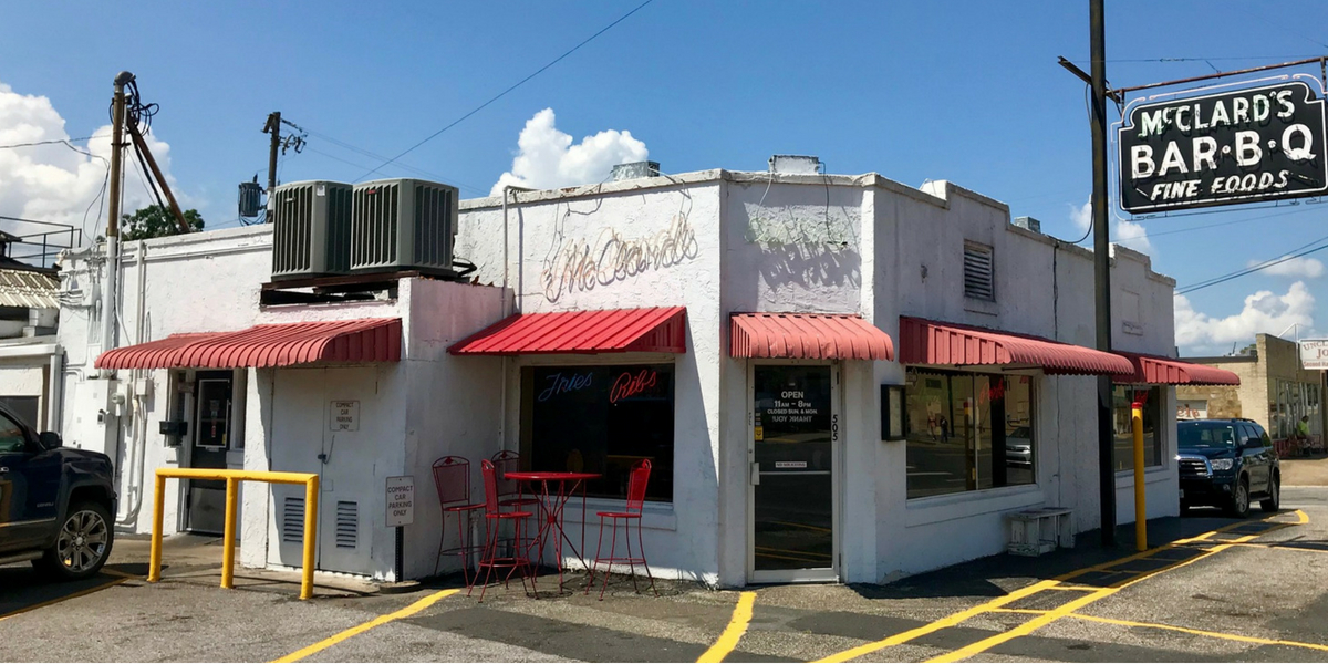 McClards Bar B Q in Hot Springs AR
