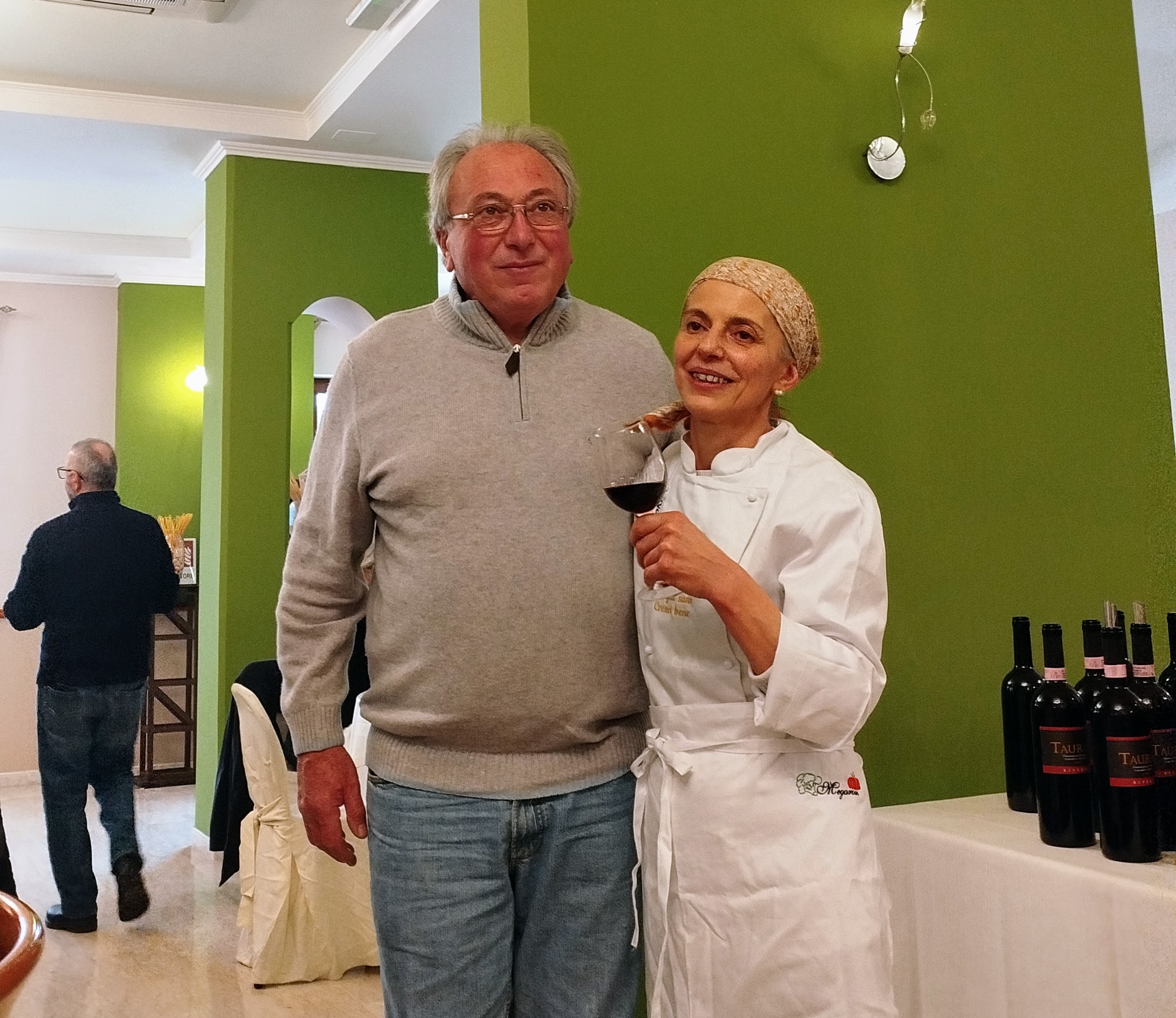 Michele Perillo e Valentina Martone la chef del Megaron