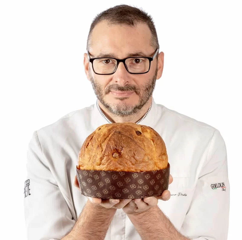 Panettone Classico Massimiliano Prete Ristorante Sesto Gusto Torino