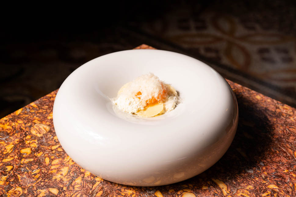 Parmigiano Tuorloduovomarinato melonebianco