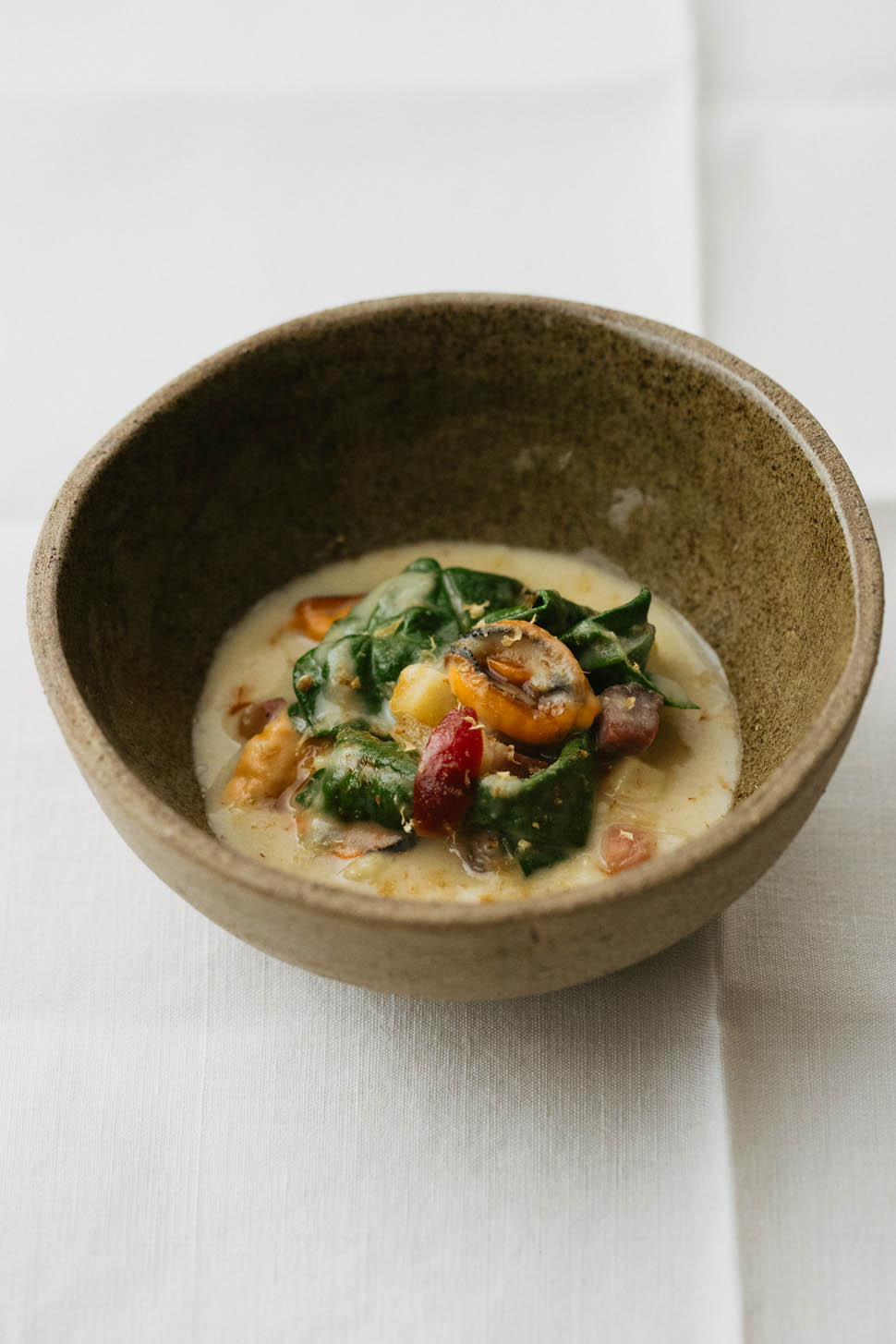 Ragu sedanorapa guanciale cozze spinaci rosacanina