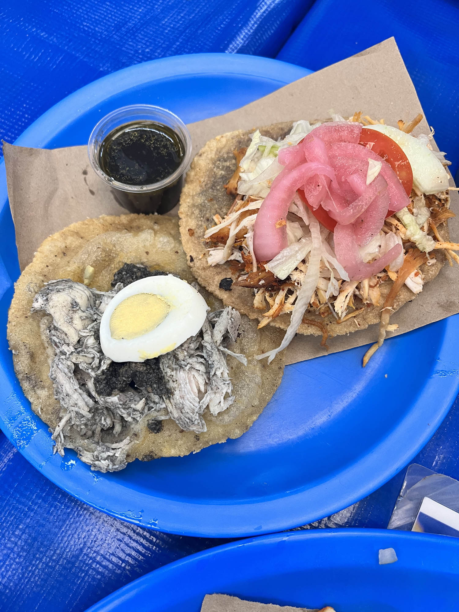 Recado negro e tacos de cochinita