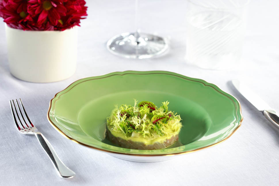 Snapper tartare with green pepper
