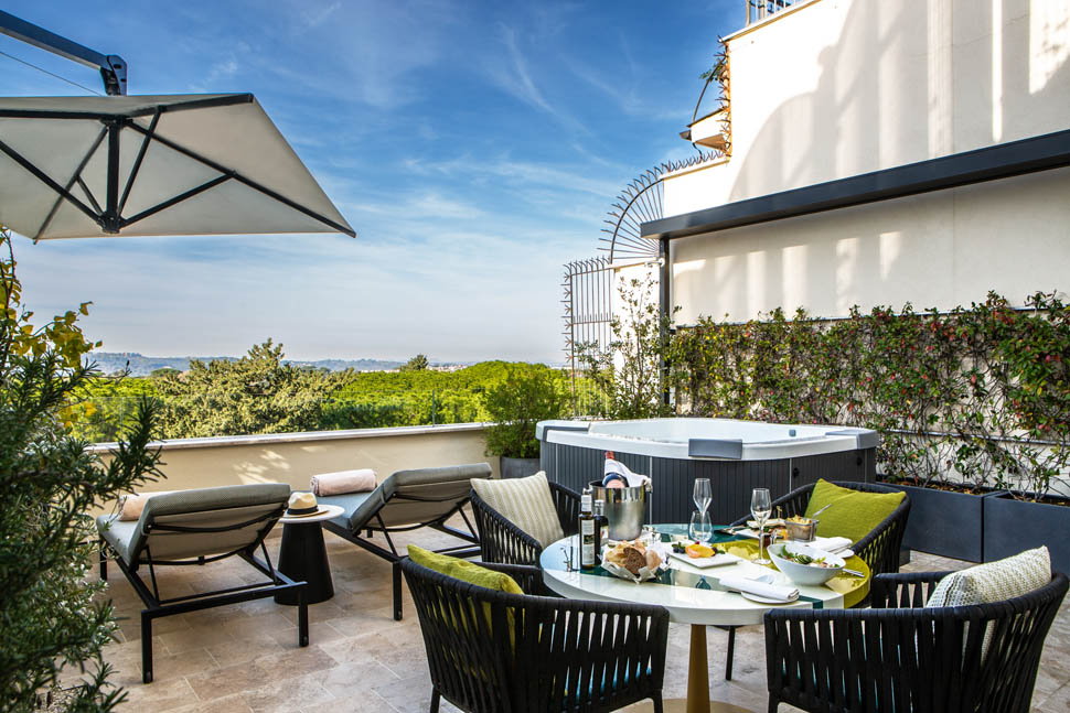 Sofitel Roma Villa Borghese Suite Terrace