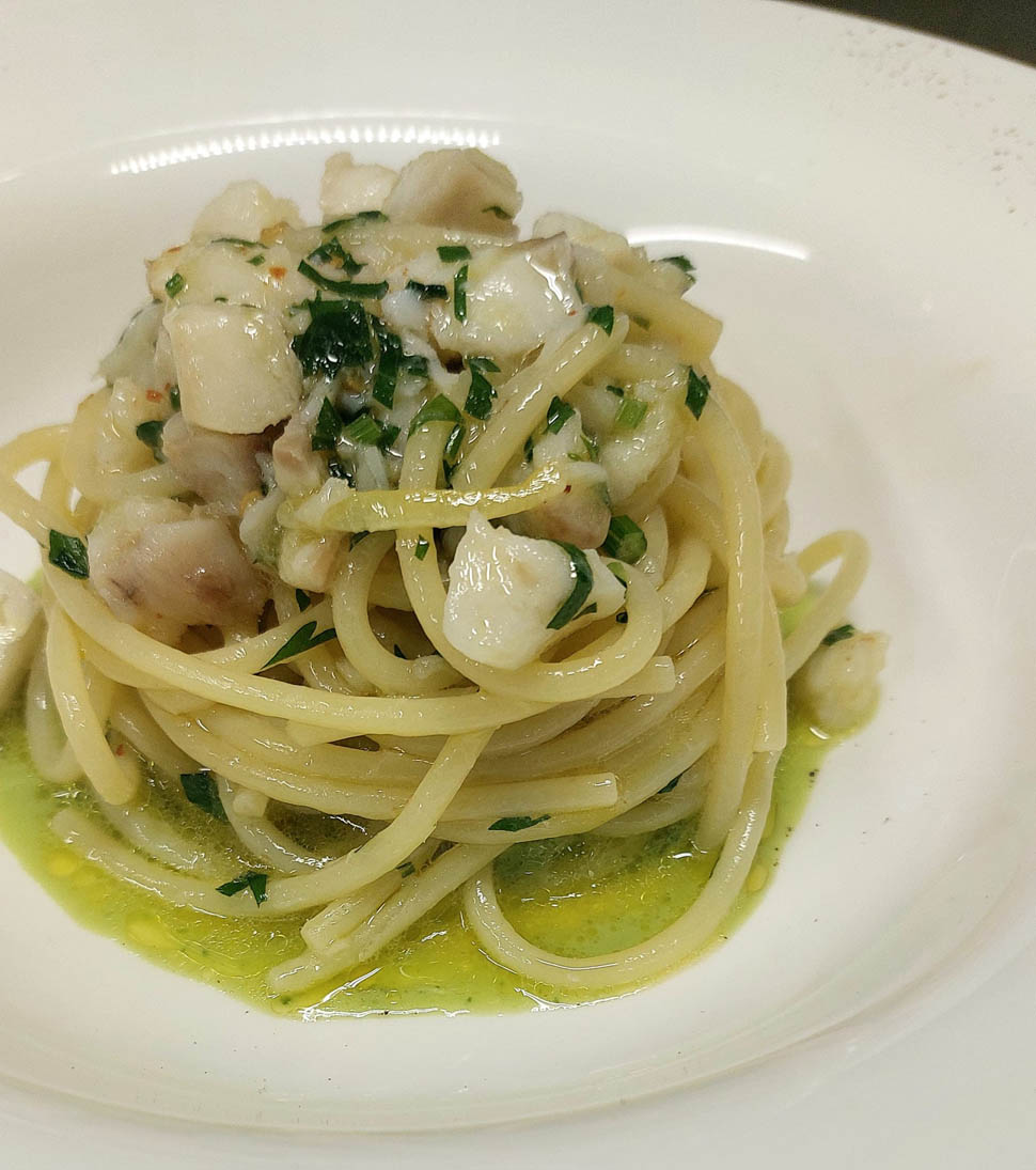 Spaghetti baccala