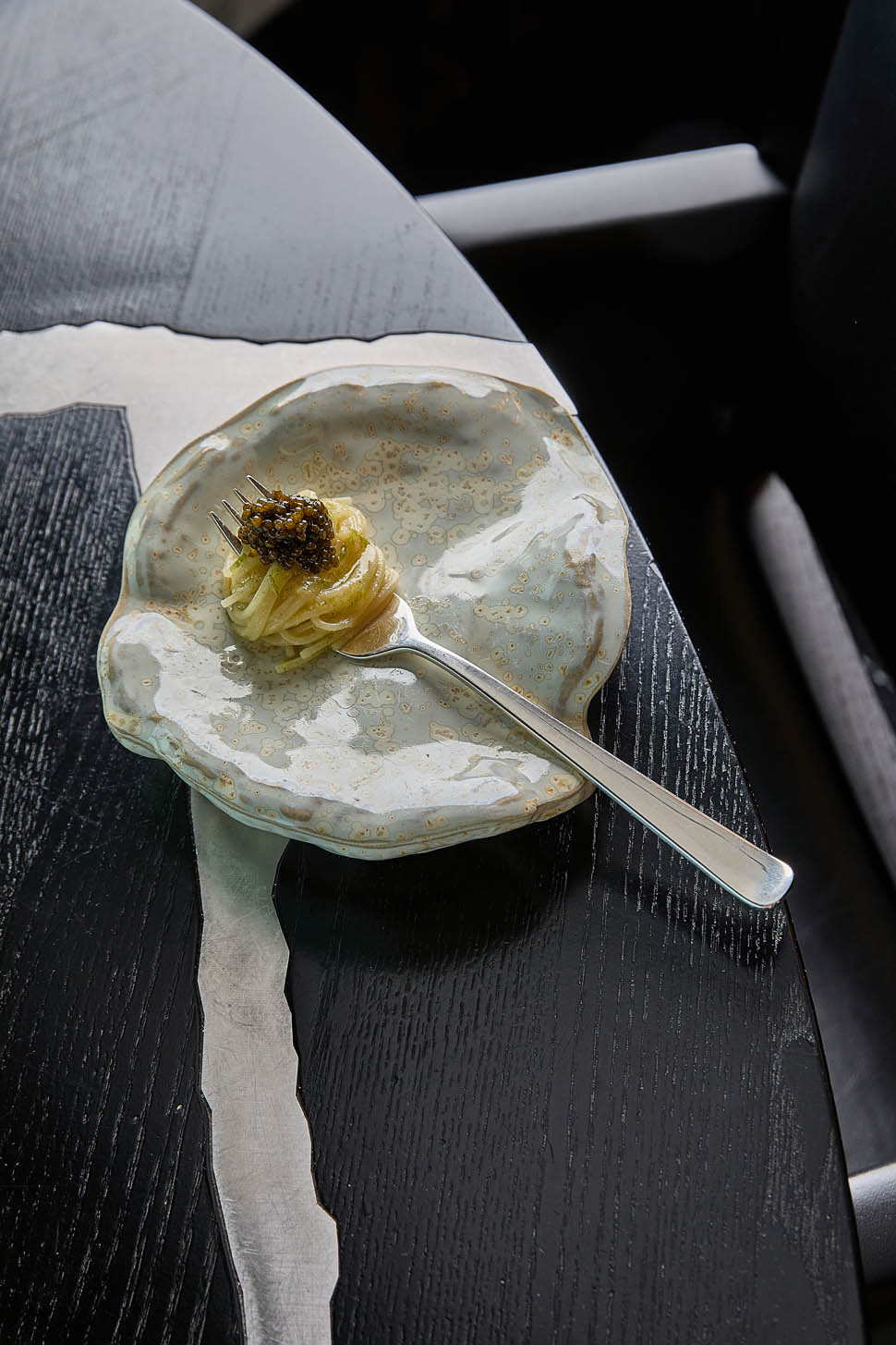 Spaghettini freddi al caviale Kristal 2