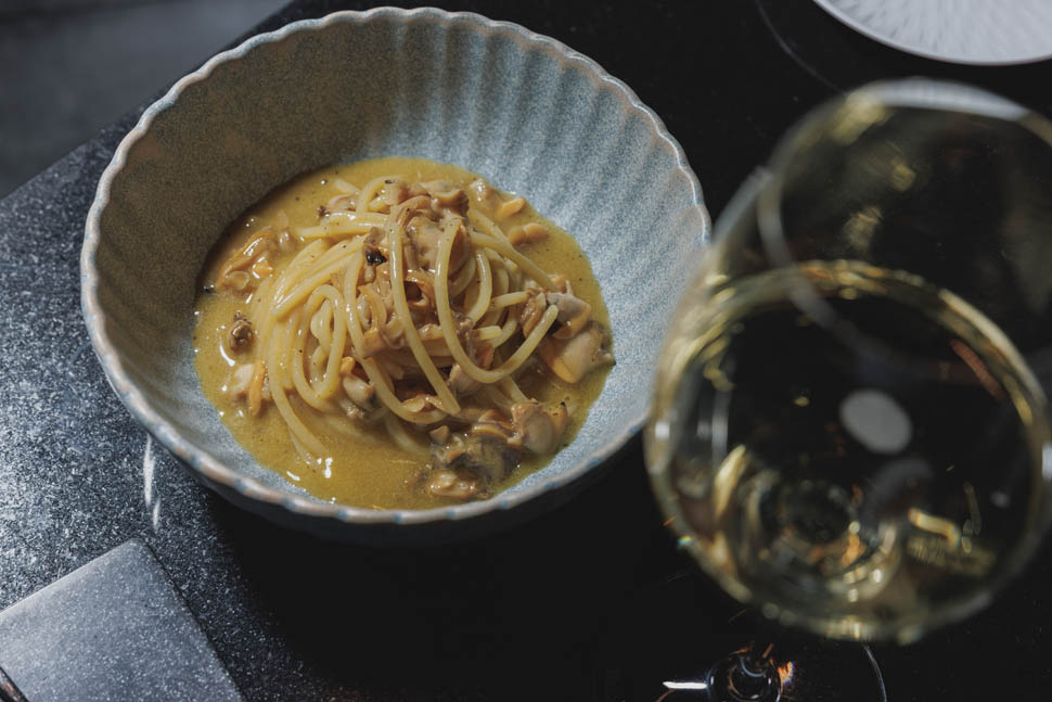 Spaghetto vongole alla brace Food Writers ph Jacopo Salvi
