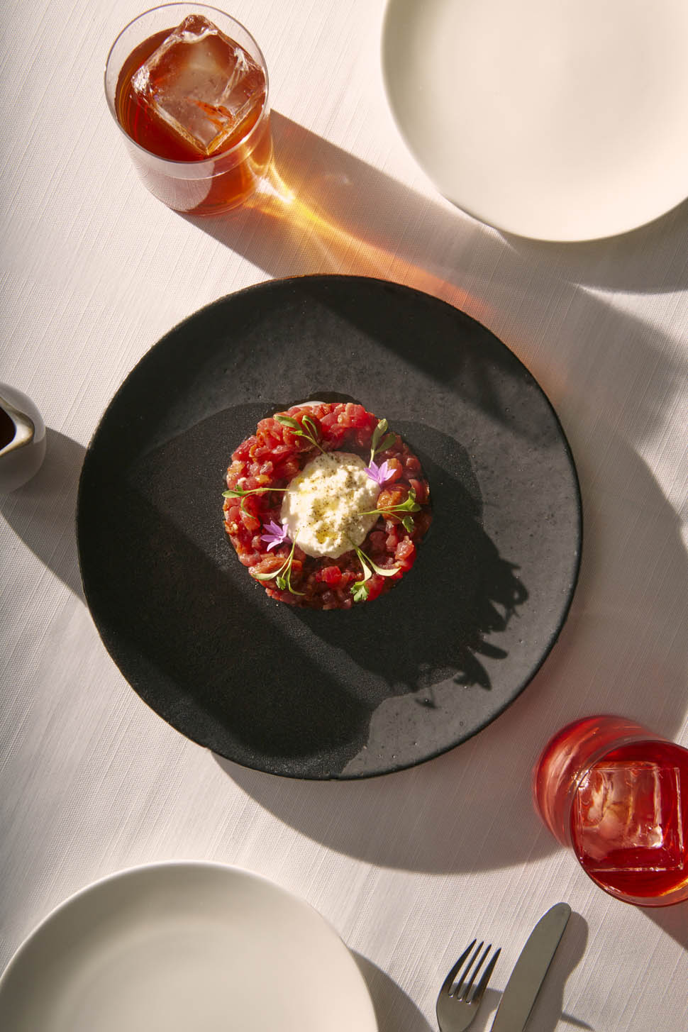 Tartar de atun rojo y stracciatella l