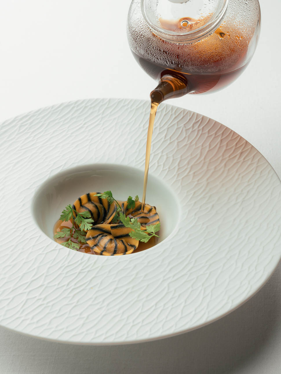 The Quail tortellini in brodo Alex Teuscher