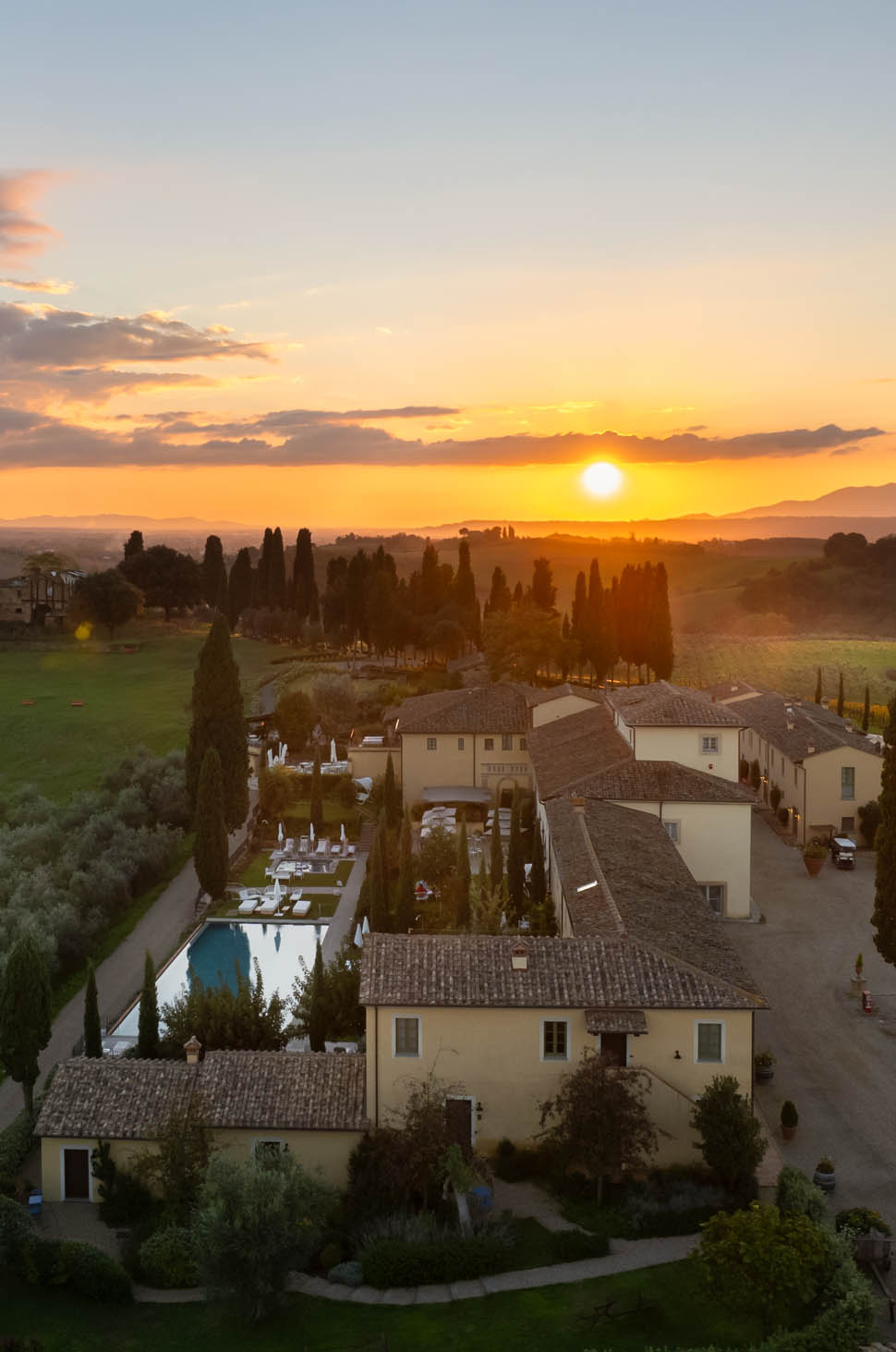 Tramonto a Villa Petriolo1