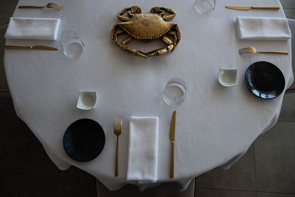 Vesuvio Panoramic Restaurant mise en place table Copia 2