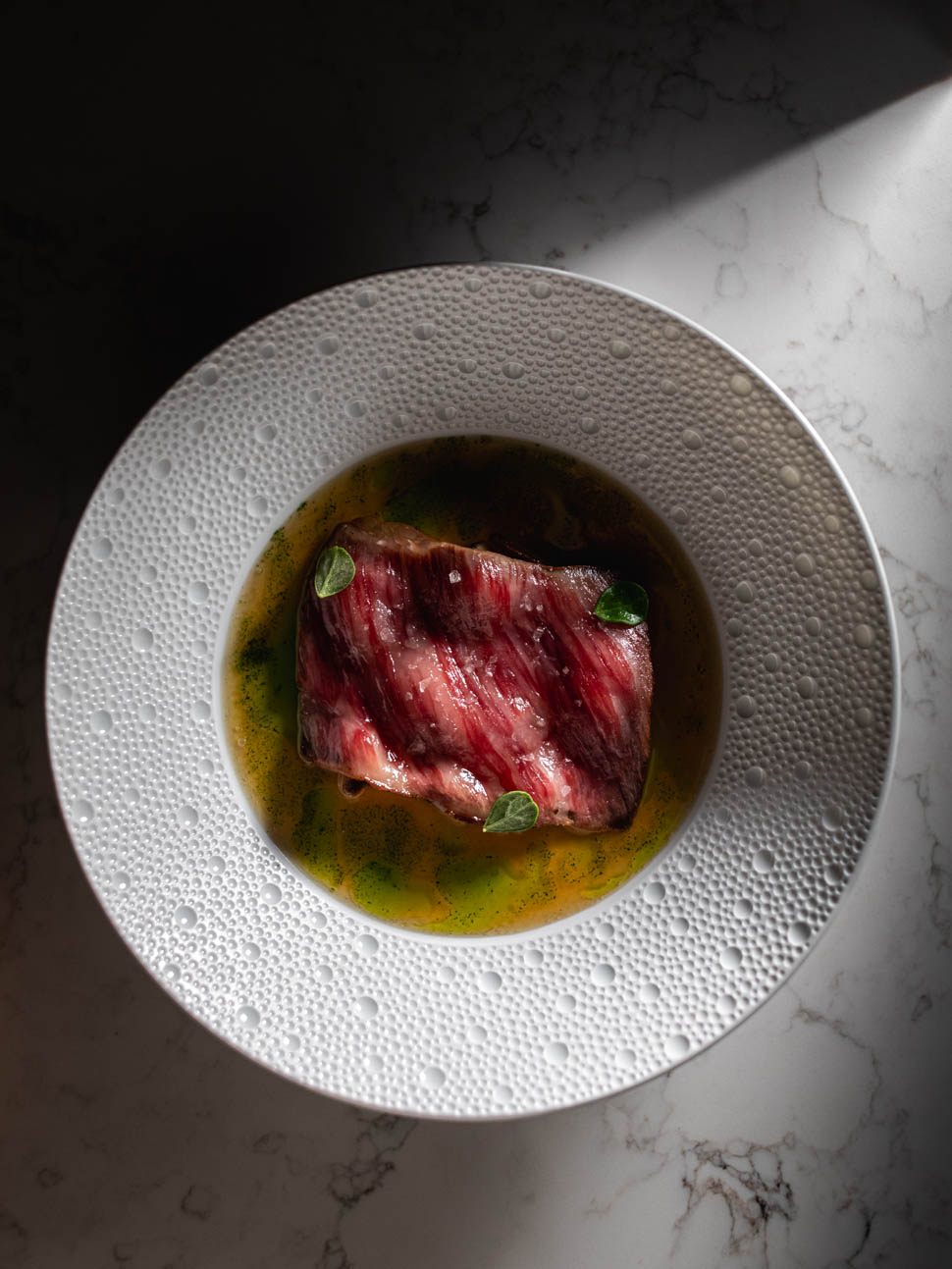 Wagyu funghi fieno e kimchi 2