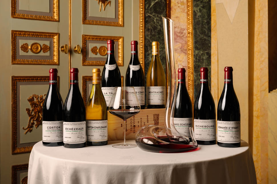Wine Dinner bottles