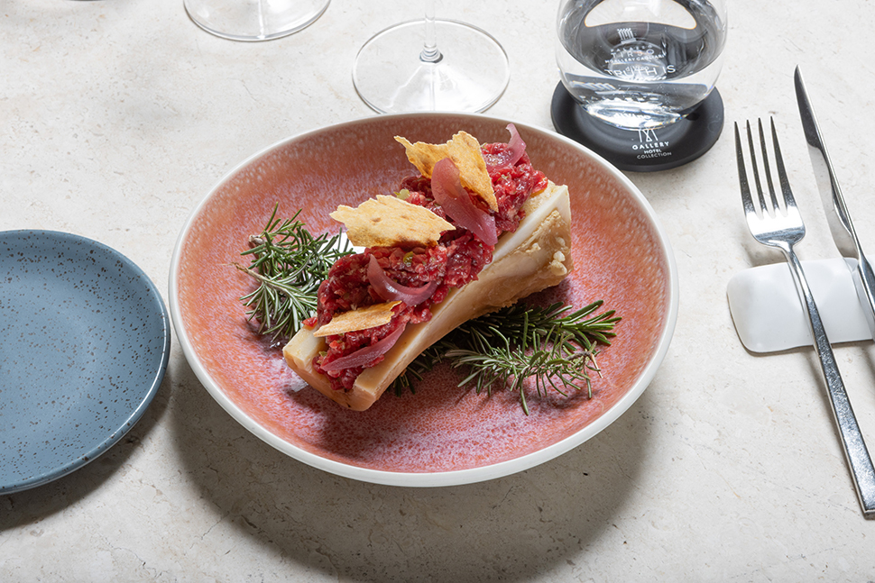 antipasti cielo Cagliari osso Tartare manzo Rubia Gallega ossobuco fon