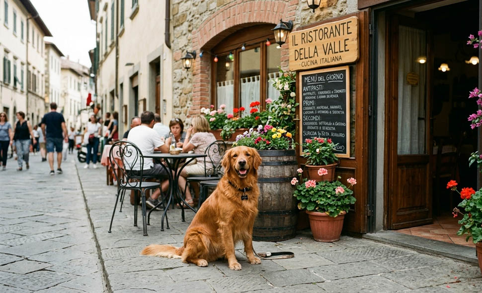bambino con cane guida al ristorante vietato l ingresso 1