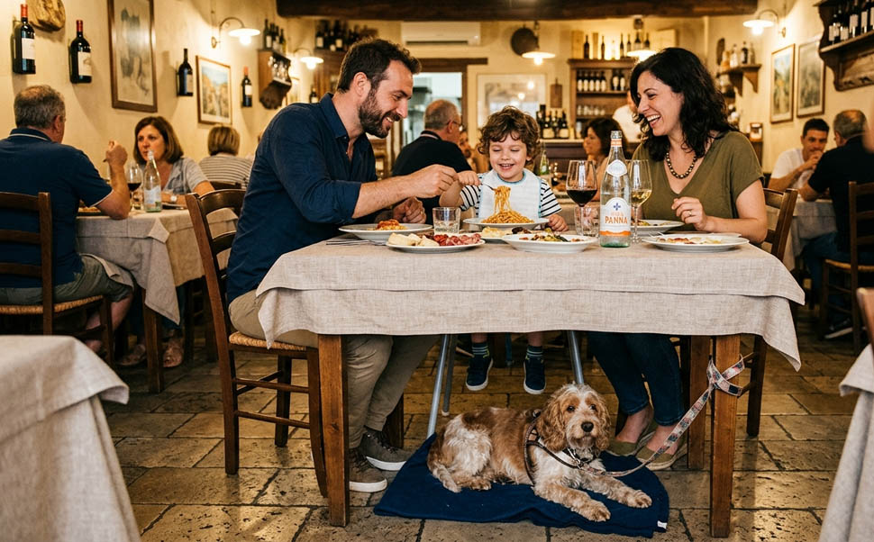 bambino con cane guida al ristorante vietato l ingresso 2