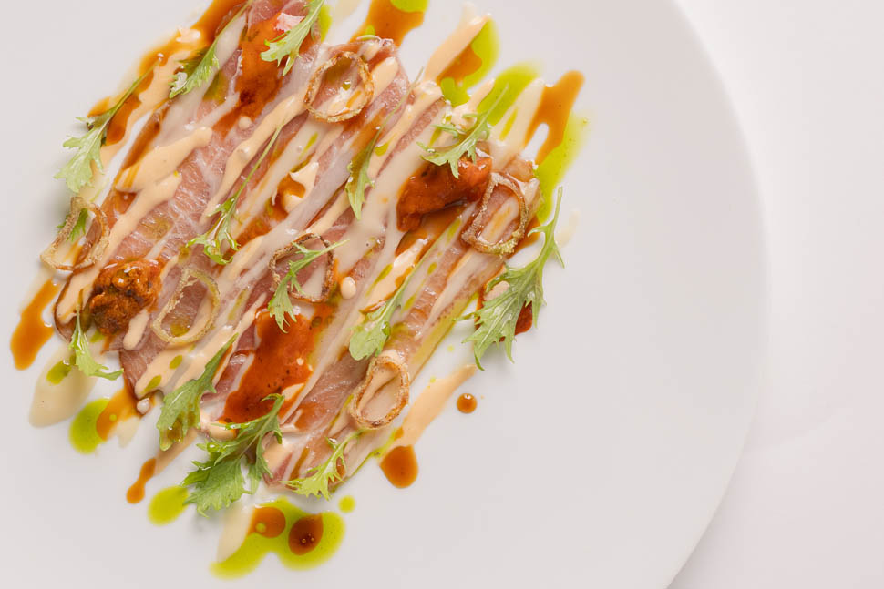 carpaccio di ventresca di tonno